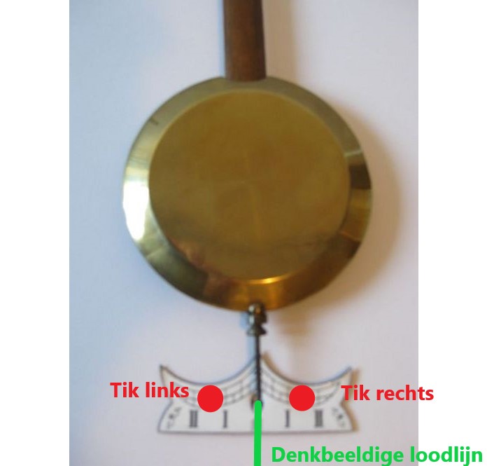 Afstellen klok door Klokkenmaker Lars Dekker