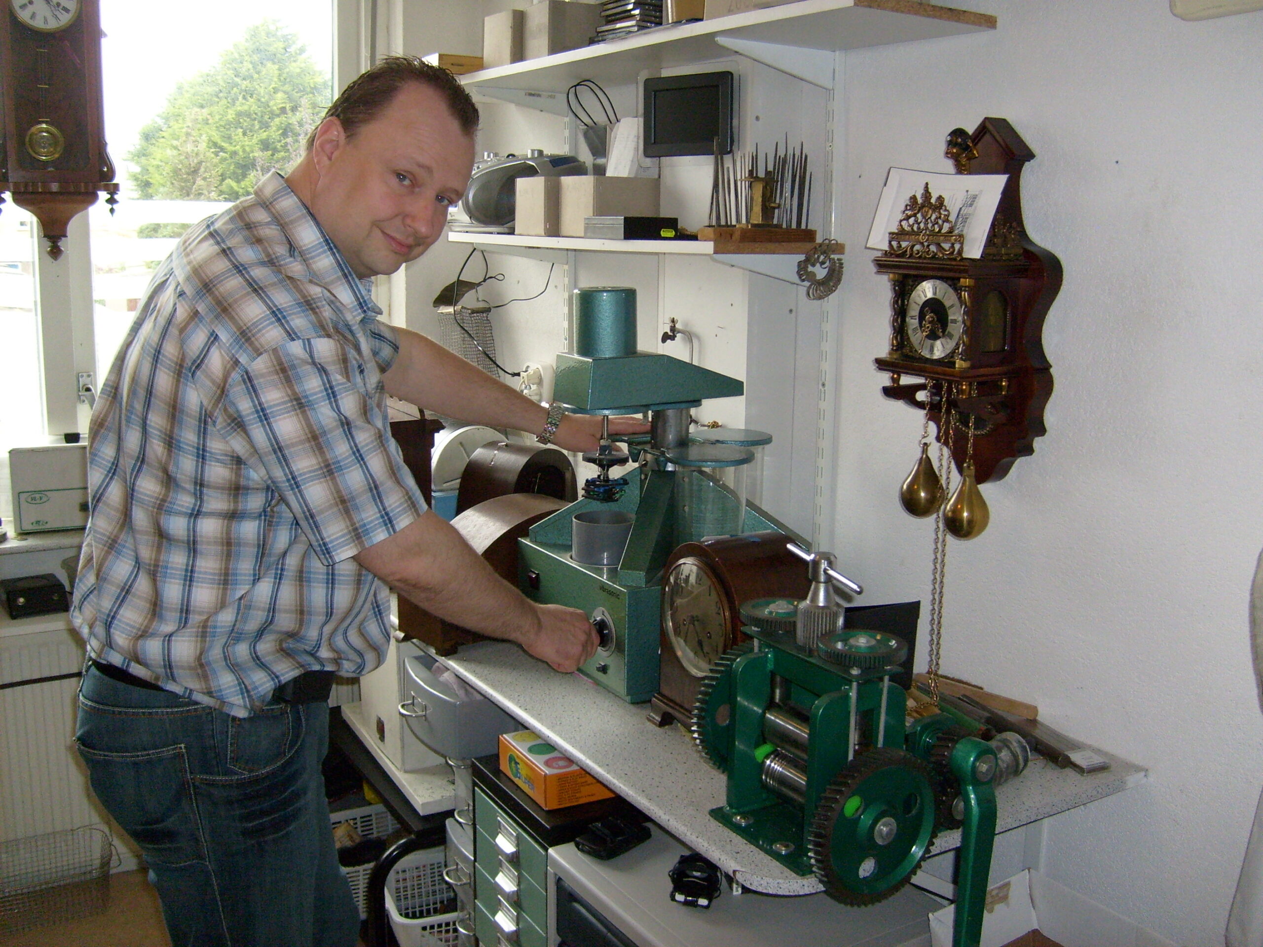 Klokkenmaker Lars Dekker start in 2005