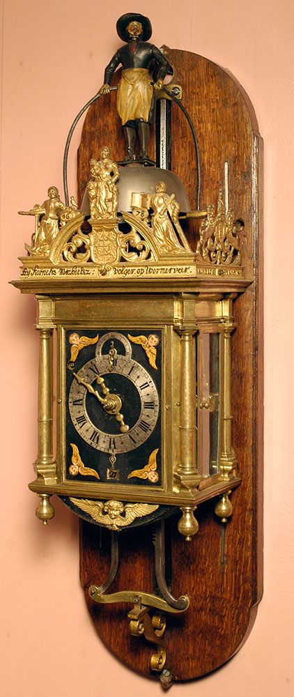 Kornelis Volger dubbele zaagklok uit 1678