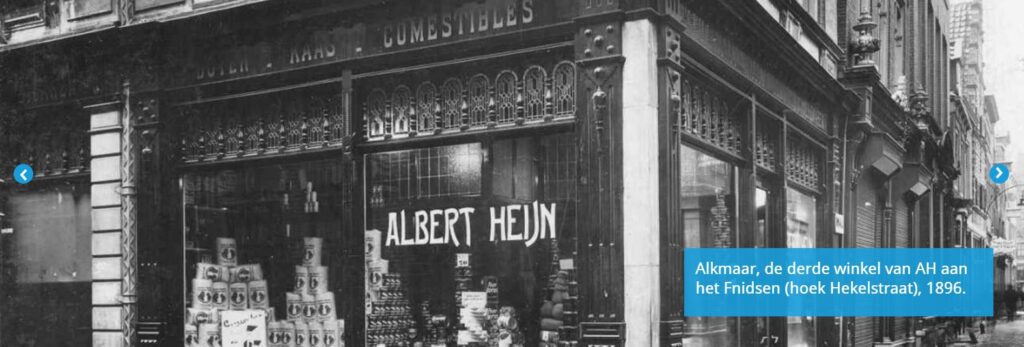 Alkmaar, het Fnidsen - hier opende Albert Heijn in 1896 zijn derde winkel.