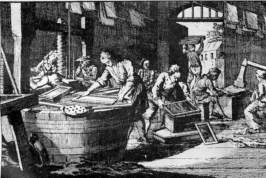 Papierverwerking in de Zaanstreek